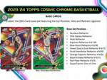 2023-24 Topps Cosmic Chrome Basketball Hobby, 12 Box Case