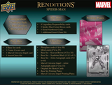 2024 Upper Deck Marvel Spider-Man Renditions Hobby, 12 Box Case