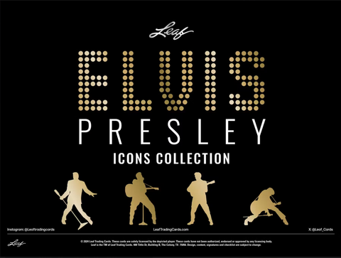 2024 Leaf Elvis Presley Icons Collection Hobby, Box *RELEASES 1/10*