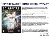 2024-25 Topps UEFA Club Competitions Soccer Blaster, 40 Box Case