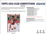 2024-25 Topps UEFA Club Competitions Soccer Blaster, Box