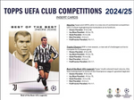 2024-25 Topps UEFA Club Competitions Soccer Blaster, Box