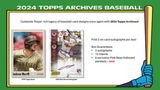 2024 Topps Archives Baseball Hobby, 10 Box Case