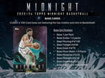 2023-24 Topps Midnight Basketball Hobby, 12 Box Case *RELEASES 2/27*