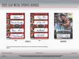 2025 Leaf Metal Sports Heroes Hobby, Box