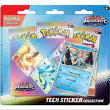 Pokemon Scarlet & Violet Prismatic Evolutions Tech Sticker Collection, Box (Random)