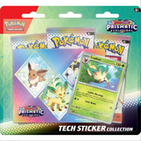 Pokemon Scarlet & Violet Prismatic Evolutions Tech Sticker Collection, Box (Random)