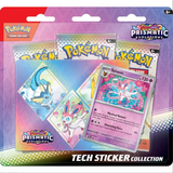 Pokemon Scarlet & Violet Prismatic Evolutions Tech Sticker Collection, Box (Random)