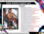 2024 Topps UFC Finest Hobby, Box *RELEASES 2/14*