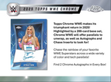 2025 Topps WWE Chrome Delight, 12 Box Case