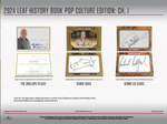 2024 Leaf History Book Pop Culture Edition Chapter 1 Hobby, Box