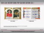 2024 Leaf History Book Pop Culture Edition Chapter 1 Hobby, Box