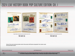 2024 Leaf History Book Pop Culture Edition Chapter 1 Hobby, Box