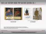 2024 Leaf History Book Pop Culture Edition Chapter 1 Hobby, 10 Box Case