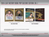 2024 Leaf History Book Pop Culture Edition Chapter 1 Hobby, Box