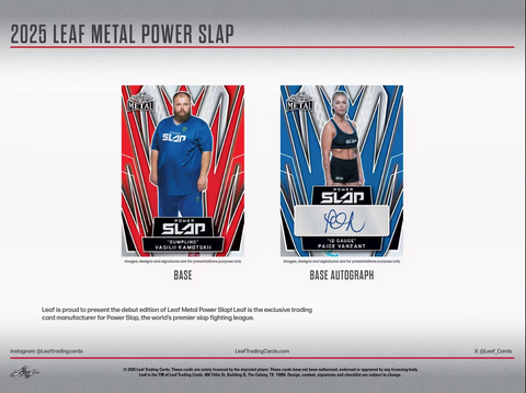 2025 Leaf Power Slap Hobby, 10 Box Case *RELEASES 2/7*