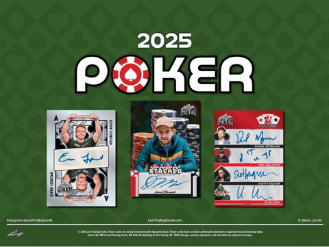 2025 Leaf Metal Poker Hobby, Box *RELEASES 2/28*