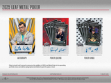 2025 Leaf Metal Poker Hobby, Box