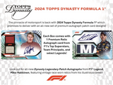 2024 Topps Dynasty Formula 1 F1 Racing Hobby, 5 Box Case