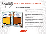 2024 Topps Dynasty Formula 1 F1 Racing Hobby, 5 Box Case