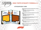 2024 Topps Dynasty Formula 1 F1 Racing Hobby, 5 Box Case