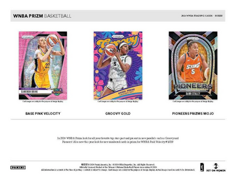 2024 Panini Prizm WNBA Basketball Hobby, Pack *RELEASES 2/12*