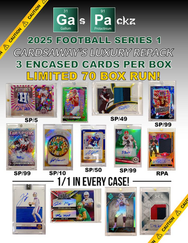 2025 CardsAway Series 1 Football Hobby, Box *RELEASES 2/14*