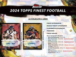 2024 Topps Finest Football Hobby, 8 Box Case *RELEASES 3/7*