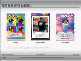 2024 Leaf Vivid Baseball Hobby, 10 Box Case *RELEASES 3/14*