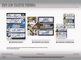 2024 Leaf Eclectic Football Hobby, Box *RELEASES 3/21*