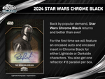 2024 Topps Chrome Black Star Wars Hobby, Box