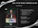 2024 Topps Chrome Black Star Wars Hobby, Box *RELEASES 3/19*