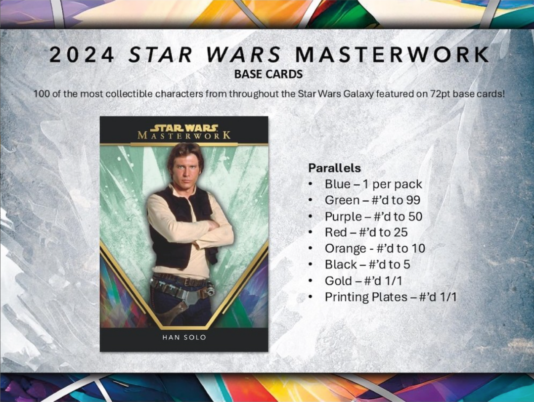 2024 Topps Star Wars Masterwork Hobby, Mini-Box