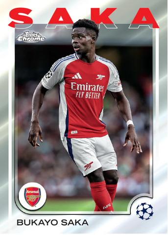 2024-25 Topps Chrome UEFA Club Competitions Soccer Hobby, Pack *RELEASES 5/15*