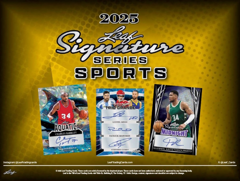 2025 Leaf Signature Series Multi-Sport Hobby, Box *RELEASES 5/16*