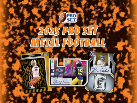 2025 Leaf Pro Set Metal Football Hobby, Box *RELEASES 6/13*