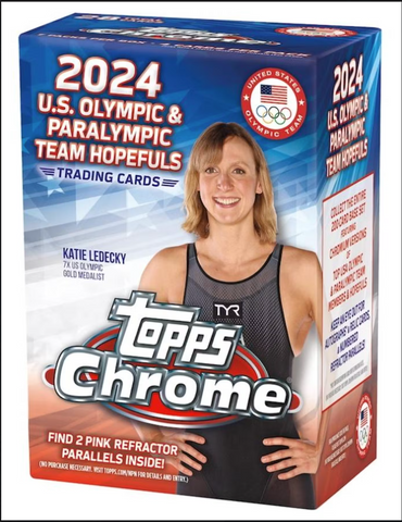 2024 Topps Chrome US Olympic & Paralympic Hopefuls, Blaster Box