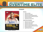 2023-24 Topps Chrome Overtime Elite OTE Basketball Hobby, Pack