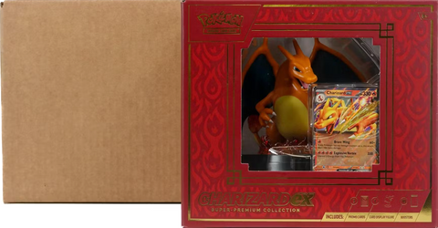 Pokemon Charizard EX Super Premium Collection, 4 Box Case *RELEASES 10/4*