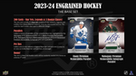 2023-24 Upper Deck Engrained Hockey Hobby, 10 Box Case