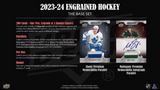 2023-24 Upper Deck Engrained Hockey Hobby, 10 Box Case
