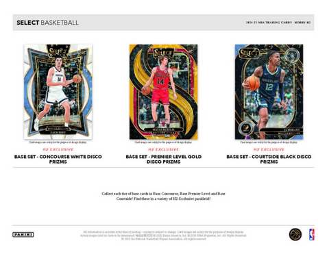 2024-25 Panini Select Basketball H2, Pack *RELEASES 6/27*