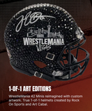 2026 Fanatics WWE Under Wraps Wrestlemania 42 Autographed Mini Helmet, Box