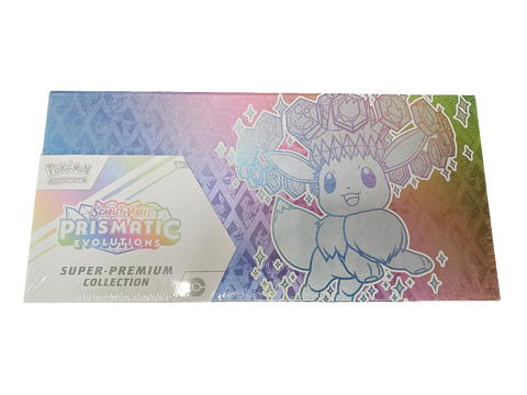 Pokemon Scarlet & Violet Prismatic Evolutions, Super Premium Collection Box *RELEASES 5/16*