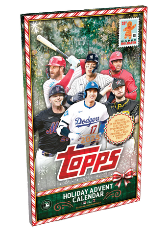 2025 Topps Holiday Baseball Advent Calendar Hobby, Box *RELEASES 10/27*