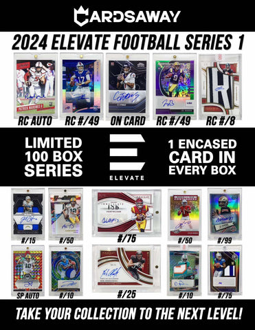 2024 CardsAway Elevate Football Hobby, 5 Box Case *RELEASES 9/27*