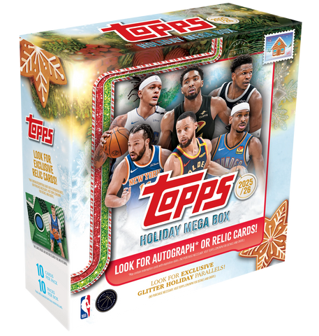 2025-26 Topps Basketball Holiday Mega, Box *RELEASES 10/30*