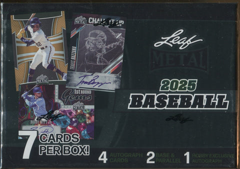 2025 Leaf Metal Baseball Hobby, Box *RELEASES 8/1*