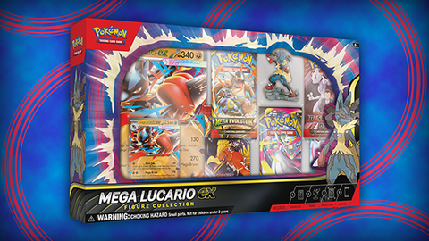 Pokemon Mega Lucario EX Figure Collection, Box *RELEASES 11/7*