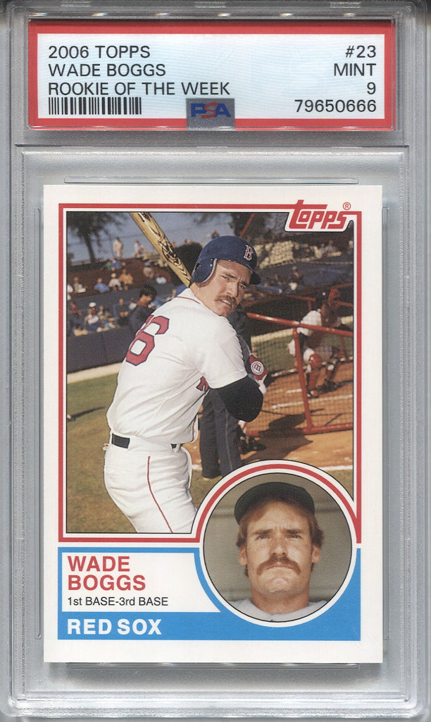 Wade Boggs 2006 Topps Rookie of the Week No. 23